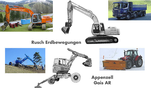 Rusch Erdbewegungen GmbH - Appenzell AI - Gais AR