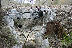 Sanierung Durchlässe und Geländeabrutschung Eichbergstrasse