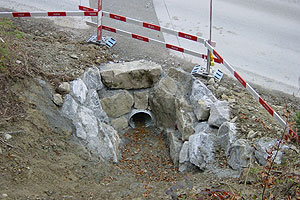 Sanierung Durchlässe und Geländeabrutschung Eichbergstrasse